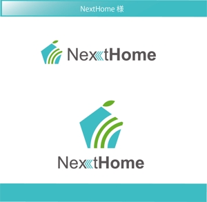 FISHERMAN (FISHERMAN)さんの不動産店舗『NextHome』のロゴ　名刺、看板用への提案