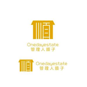 Sketch Studio (YELLOW_MONKEY)さんの㈱Onedayestate管理人順子」のロゴ作成への提案