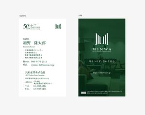 soichiro (edy4869)さんの民和産業名刺への提案