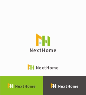 DeeDeeGraphics (DeeDeeGraphics)さんの不動産店舗『NextHome』のロゴ　名刺、看板用への提案