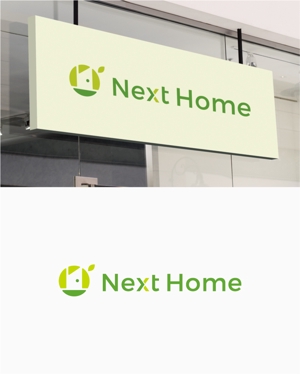 keytonic (keytonic)さんの不動産店舗『NextHome』のロゴ　名刺、看板用への提案