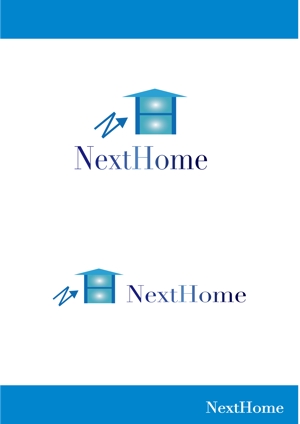 Auspicial (VitaminPower)さんの不動産店舗『NextHome』のロゴ　名刺、看板用への提案