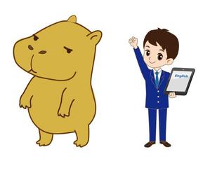 CUBE (cube1)さんの英語学習教材のキャラクターデザイン2体への提案