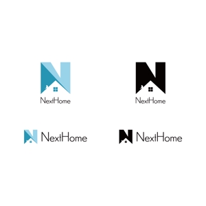 BUTTER GRAPHICS (tsukasa110)さんの不動産店舗『NextHome』のロゴ　名刺、看板用への提案