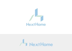 赤星　光流 (yukikaze0213)さんの不動産店舗『NextHome』のロゴ　名刺、看板用への提案