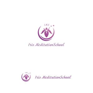 P Design (DesignStudio)さんのスピリチュアル教養スクール「Iris MeditationSchool」のロゴへの提案