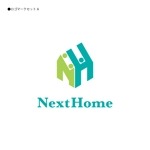 358eiki (tanaka_358_eiki)さんの不動産店舗『NextHome』のロゴ　名刺、看板用への提案