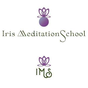 Yogi_design (chihiro2222)さんのスピリチュアル教養スクール「Iris MeditationSchool」のロゴへの提案