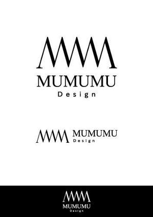 ヘブンイラストレーションズ (heavenillust)さんの個人事業主の屋号「MUMUMU Design」のロゴデザインへの提案