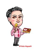林　陽子 (sjhpw698)さんのお弁当研究家『満腹ダンディ』というキャラクターの絵への提案