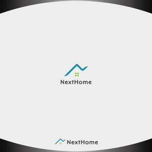 D.R DESIGN (Nakamura__)さんの不動産店舗『NextHome』のロゴ　名刺、看板用への提案