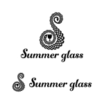 竜の方舟 (ronsunn)さんのショットバー「Summer glass」のロゴ作成依頼への提案