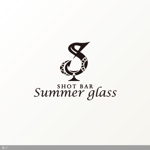 flamingo007 (flamingo007)さんのショットバー「Summer glass」のロゴ作成依頼への提案