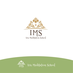 nico design room (momoshi)さんのスピリチュアル教養スクール「Iris MeditationSchool」のロゴへの提案