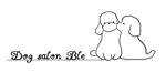 株式会社WASABI (WASABI_English)さんのドッグサロンブレ「dog salon Blé」店頭看板イラストデザインへの提案