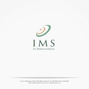H-Design (yahhidy)さんのスピリチュアル教養スクール「Iris MeditationSchool」のロゴへの提案