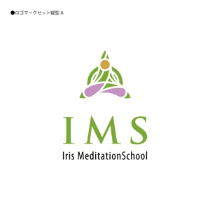 358eiki (tanaka_358_eiki)さんのスピリチュアル教養スクール「Iris MeditationSchool」のロゴへの提案