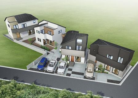 FSTYLE (FSTYLE)さんの建売分譲住宅10棟の全体パース制作への提案