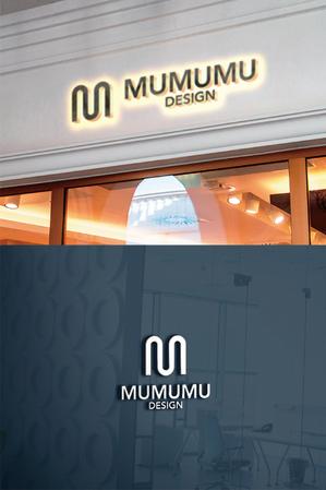 hi06_design (hi06)さんの個人事業主の屋号「MUMUMU Design」のロゴデザインへの提案