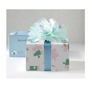 C DESIGN (conifer)さんの木のおもちゃ店　包装紙デザインの作成依頼への提案