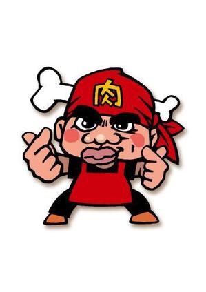 ヘブンイラストレーションズ (heavenillust)さんの「濃い」おじさんの精肉販売店のキャラクターデザインへの提案