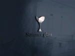 RYUNOHIGE (yamamoto19761029)さんのショットバー「Summer glass」のロゴ作成依頼への提案