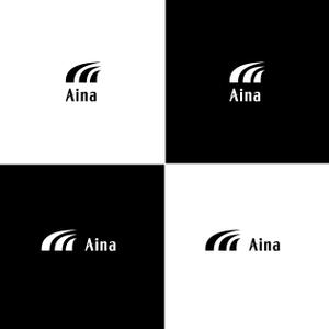 P Design (DesignStudio)さんのスポーツ系ブランド「Aina（アイナ）」のロゴへの提案
