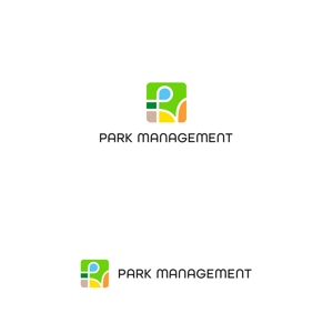 P Design (DesignStudio)さんの新規で設立する会社「株式会社PARK MANAGEMENT」のロゴへの提案