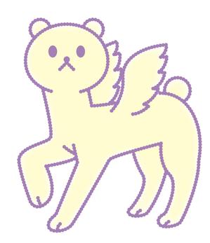 nougo (noguo3)さんの【Youtube用のキャラ作成依頼】ペガサス＋クマのキャラの作成をお願いします。への提案