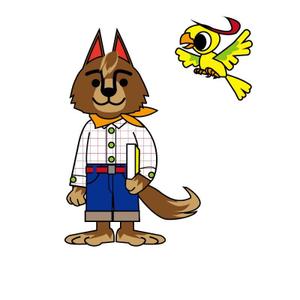 nako (nako_watashinohitujichan1)さんの英語学習教材のキャラクターデザイン2体への提案