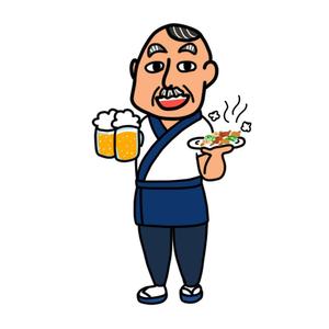 Yucsy  (Yucsy)さんの居酒屋で昼飲み出来る肉料理多めの個室食堂のキャラクターへの提案