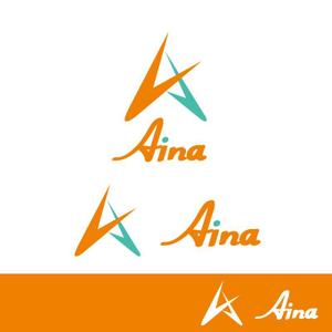 perles de verre (perles_de_verre)さんのスポーツ系ブランド「Aina（アイナ）」のロゴへの提案