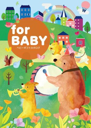 akakidesign (akakidesign)さんの出産祝い向けカタログギフトの表紙デザイン（イラスト）への提案