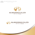Puchi (Puchi2)さんの多様な事業展開をするグループ会社「HAホールディングス」のロゴへの提案