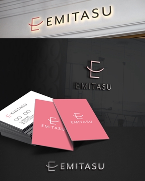 D.R DESIGN (Nakamura__)さんの美容・リラクサロン運営会社「EMITASU（エミタス）」のロゴへの提案