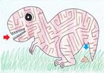 麗子の母 (reikonohaha7015)さんの恐竜をモチーフにした迷路への提案