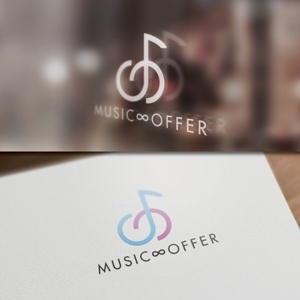 BKdesign (late_design)さんの音楽家が仕事を探すサイト　MUSIC∞OFFER　のロゴへの提案
