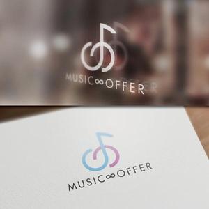 VNFdesign (late_design)さんの音楽家が仕事を探すサイト　MUSIC∞OFFER　のロゴへの提案