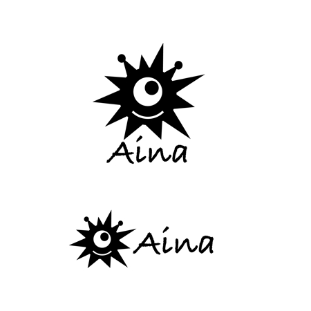 Hagemin (24tara)さんのスポーツ系ブランド「Aina（アイナ）」のロゴへの提案