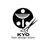 saiga 005 (saiga005)さんの「KYO hair design store 　京ヘアーデザインストア」のロゴ作成への提案