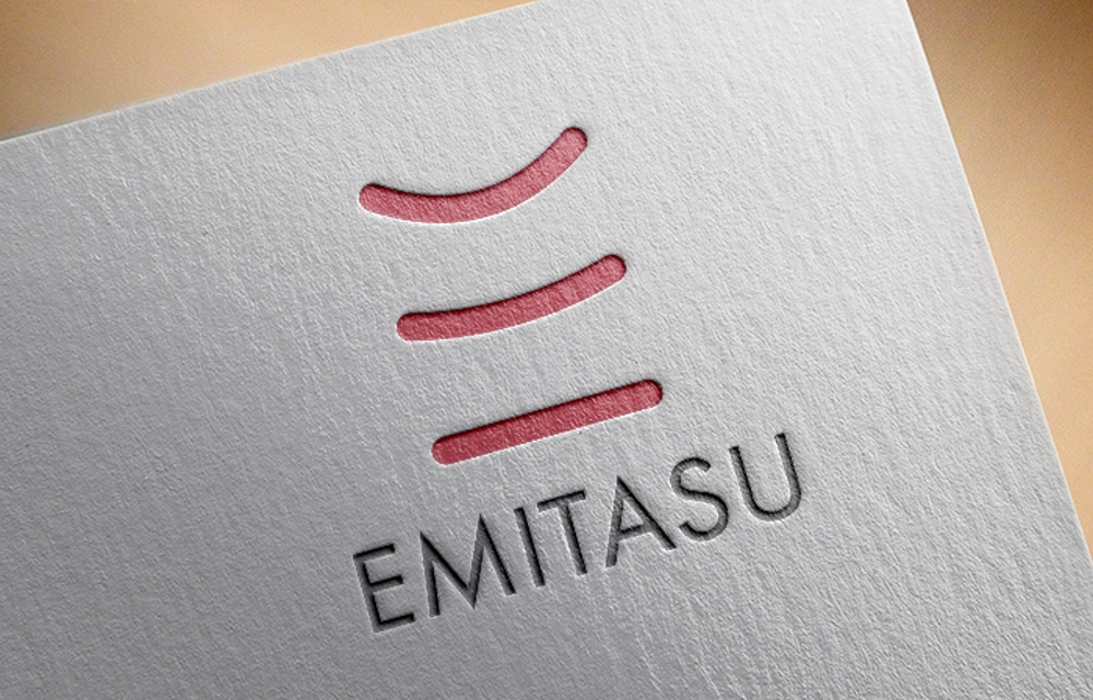 美容・リラクサロン運営会社「EMITASU（エミタス）」のロゴ