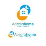 Hagemin (24tara)さんの不動産業「Ａozorahome」のロゴへの提案