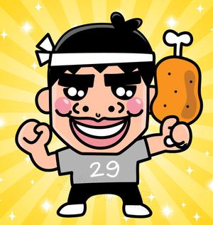あーまん (aaman)さんの「濃い」おじさんの精肉販売店のキャラクターデザインへの提案