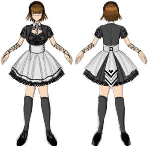 yukari_321 (yukari_321)さんの秋葉原メイド喫茶用　メイド服デザインへの提案