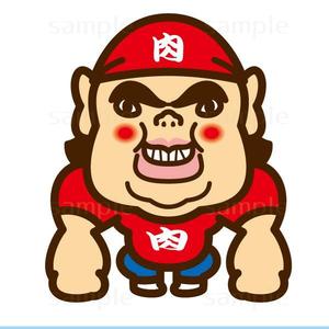THE_watanabakery (the_watanabakery)さんの「濃い」おじさんの精肉販売店のキャラクターデザインへの提案