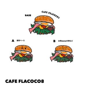 J (jj__order)さんのハンバーガーショップのアメリカンポップなキャラクターのイラストへの提案