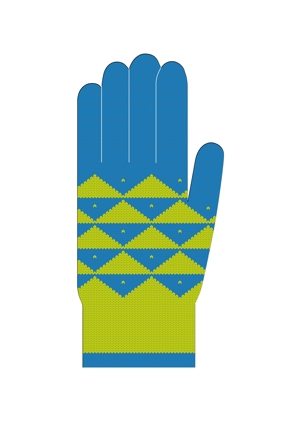 Mac (ChisakoM)さんの来季冬向け　ニット手袋の柄デザイン募集への提案