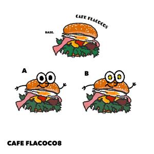 J (jj__order)さんのハンバーガーショップのアメリカンポップなキャラクターのイラストへの提案