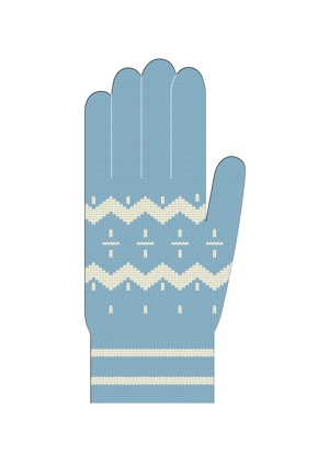 Mac (ChisakoM)さんの来季冬向け　ニット手袋の柄デザイン募集への提案