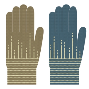 DEODON (deodon)さんの来季冬向け　ニット手袋の柄デザイン募集への提案